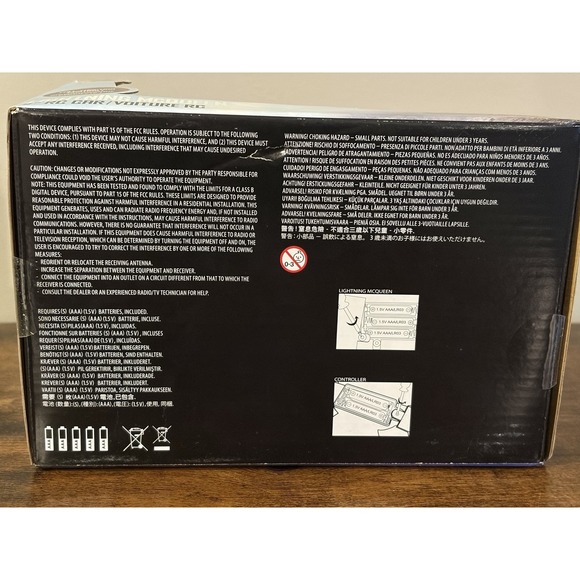 New In Box Disney Pixar Cars 6" LIGHTNING MCQUEEN Remote Control R/C Car - Picture 6 of 6